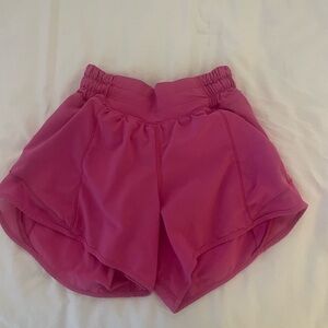 pink lululemon shorts